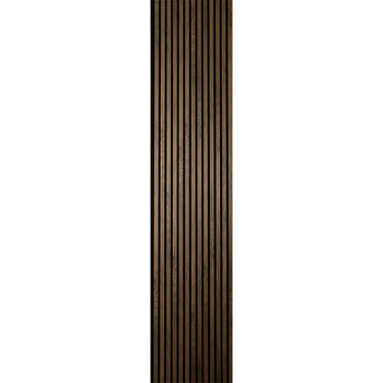 Aura - Akoestische Panelen ANTIEK WALNOOT  280/240x60cm  3-zijdig houtfineer AquaFlame Luxury