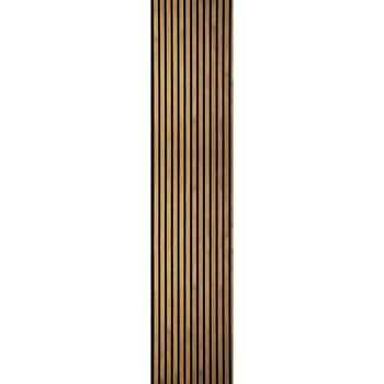 Aura - Akoestische Panelen TAN EIKEN 280/240x60cm 3-zijdig houtfineer AquaFlame Luxury