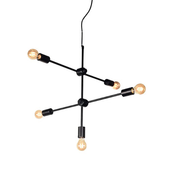 Hanglamp Stilo - Zwart - Metaal LABEL51